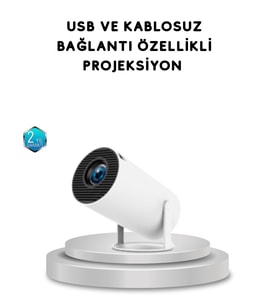 Full Projeksiyon 130 İnç Geniş Ekran Destekli