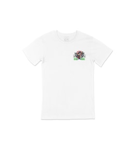 Nordic Vikingler Cep Logo Tasarımlı Beyaz Tişört