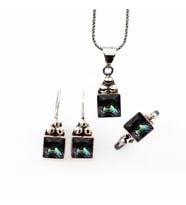 Mistik Topaz Gümüş Otantik Set