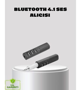 Kablosuz Bluetooth Ses Adaptörü 4.1 Teknolojili Ve 10m Menzilli
