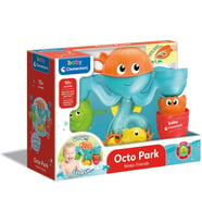 Clementoni - Eğlenceli Arkadaşlar Su Parkı Banyo Oyuncağı, 10-36 Ay, Plastik (Krem)
