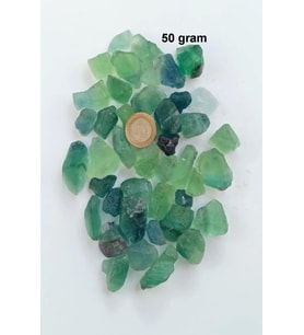 50 Gram Yeşil Florit Doğal Parçalar 207