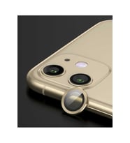 Apple iPhone 11 Uyumlu Zore CL-07 Kamera Lens Koruyucu (Gold)