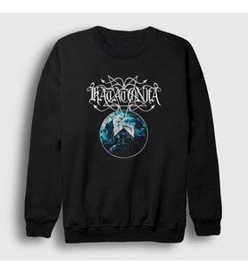 Presmono Unisex Siyah Haunted House Katatonia Sweatshirt 403098tt