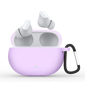 Beats Studio Buds ile uyumlu Kulaklık Kılıf Darbeye Dayanıklı Silikon Yumuşak Koruyucu Toz ve Kirden Koruyan Beats Studio Buds ile uyumlu Kulaklık Kılıfı (LİLA)