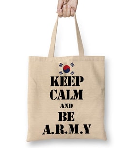Bts Army Bangtan Boys Kore Bez Çanta Uzun Saplı