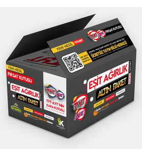 YENİ SİSTEM YKS TYT-AYT KARAKUTU TM-Eşit Ağırlık ALTIN FIRSAT PAKET Konu Özetli