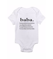 Baba Kelimelerle Anlatılmaz Baskılı Bebek Body Zıbın