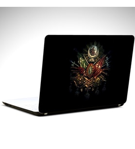 Osmanlı Tuğrası Laptop Sticker 13 İnch (34X24CM)