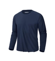 Erkek Lacivert Basic Uzun Kollu Tişört Sporcu Body T-shirt