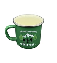 Orcamp Retro Emaye Kupa Bardak Adventure Yeşil (OUT-1900)