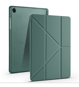 Samsung Galaxy Tab A11 Plus Uyumlu Kılıf Zore Tri Folding Kalem Bölmeli Standlı Kılıf