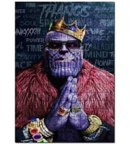 Cakapuzzle Thanos, Taç Sonsuzluk Savaş Puzzle Yapboz MDF (Ahşap) (120 Parça)