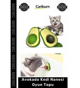 Özel Üretim Diş Temizleyici Stres Giderici Doğal Catnip Sağlıklı Hijyen Avokado Kedi Nanesi Oyun Top