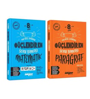 Ankara Yayıncılık 8.Sınıf Matematik ve Paragraf Soru Bankası Seti 2 Kitap