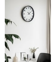 36 Cm Gri Sade Dekoratif Duvar Saati