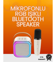Yüksek Performanslı Kablosuz Karaoke Hoparlör