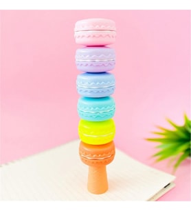 Makaron Tasarımlı 5'Lİ, Fosforlu Kalem