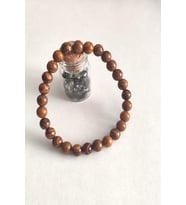 SERTİFİKALI 6 MM ODUN JASPER DOĞALTAŞ BİLEKLİK