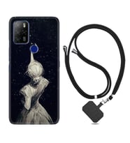 Omix X300 X500 X400 X600 X700 Kılıf Boyun Askılı Silikon Star Woman 1332