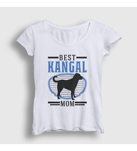 Presmono Kadın Beyaz Kangal Annesi Mom Dog Hediye T-Shirt 538728tt