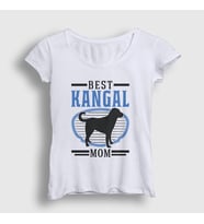 Presmono Kadın Beyaz Kangal Annesi Mom Dog Hediye T-Shirt 538728tt
