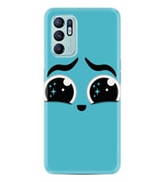 Oppo Reno 6 Kılıf Resimli Desenli Silikon Platinium Series Üzgün 1853