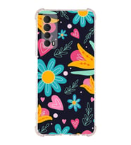 PrintiFy Huawei P Smart 2021 Uyumlu Retro Color 1 Baskılı Şeffaf Köşe Korumalı Antişok Kılıf