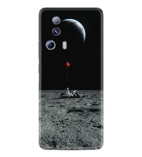Xiaomi Mi 13 Lite Kılıf Silikon Desen Özel Seri Astronoot Red Baloon 1608