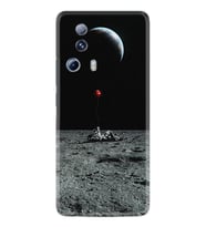 Xiaomi Mi 13 Lite Kılıf Silikon Desen Özel Seri Astronoot Red Baloon 1608