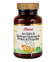 Balen (V5) Arı Sütü & Ginseng & Polen & Propolis Tablet 1015 Mg* 60