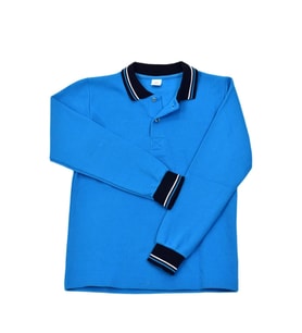 Kolej Polo Yaka Selanik Sweat Turkuaz K-MS-05