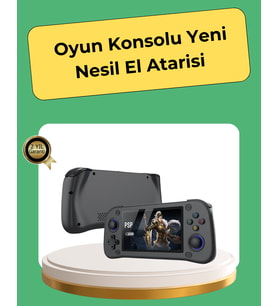 Retro ve Modern Oyun Destekli Taşınabilir Konsol 64GB Kart Dahil