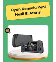 Retro ve Modern Oyun Destekli Taşınabilir Konsol 64GB Kart Dahil