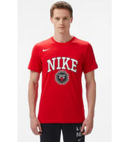 Nike NBA Chicago Bulls Mens Tee Red Grafik Baskılı Erkek Tişört Kırmızı