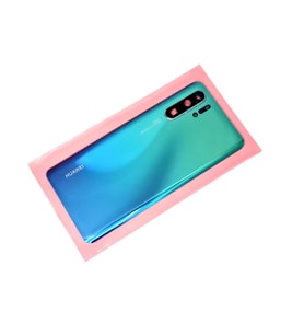 Tkgz Huawei Uyumlu P30 PRO Arka Kapak Batarya Pil Kapağı (Kamera Camı) Mavi