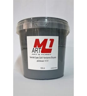 M1 ART Andezit Koyu Gri Su Bazlı Vernikli Yenileme Boyası 1000.ml-Mobilya,cam,mermer,beyaz eşya,fayans,seramik,parke