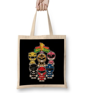 Power Rangers 01 Bez Çanta Uzun Saplı