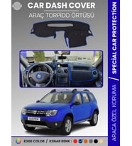 DACIA DUSTER (2015 +) Torpido Örtüsü Ön Göğüs Koruma Torpido Koruma Çatlamayı Engeller Tam Uyum