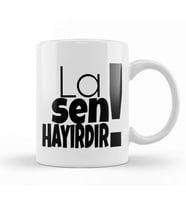 La Sen Hayırdır Karadeniz Kupa Bardak Porselen