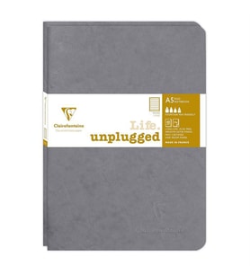Clairefontaine Age Bag Stapled A4 Çizgili Defter Gri 733075C