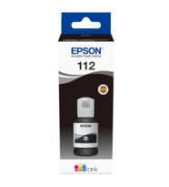 Epson 112 EcoTank Siyah Mürekkep Şişesi, 127 ml (C13T06C14A) Black