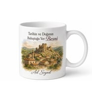 Besni Tarihi Dokusu Doğası Adıyaman Hatırası Kupa Bardak Hediye