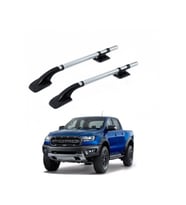 FORD RANGER KROM VE SİYAH ARA  ATKISIZ TAVAN ÇITASI TÜM MODELLER (Krom)