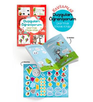 Kavramlar – Duyguları Öğreniyorum – Çıkartmalı Etkinlik Kitabı - 3 Yaş +