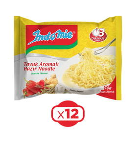 Indomie Noodle Tavuklu 70 Gr x 12 Adet