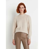 Kadın Basic Oversize Bisiklet Yaka Uzun Kol Triko Kazak Günlük Konforlu Şık Kışlık Giyim Kaliteli