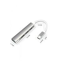 TYPE-C TO USB HUB 4 PORT ÇOKLAYICI MACBOOK İLE UYUMLU ÇOĞALTICI