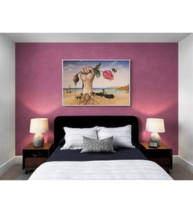 Tablolife Sürreal Yağlı Boya Dokulu Tablo 75X100,Çerçeve;Gümüş