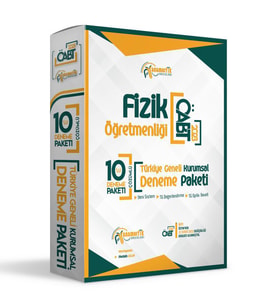 2023 ÖABT Anamorfik Yayınları FİZİK Öğretmenliği 10lu Paket Deneme TG D.Çözümlü